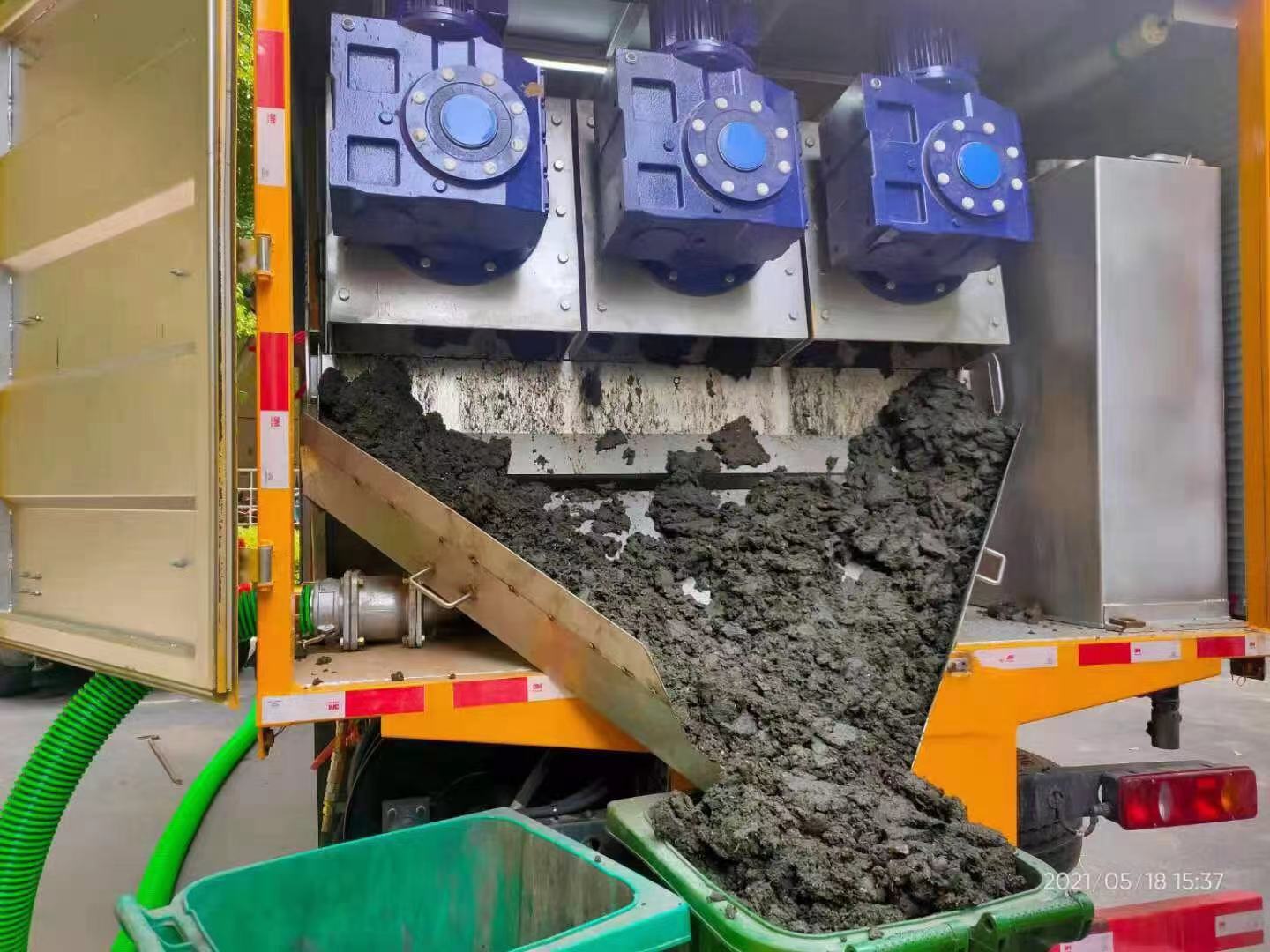 喀喇沁化粪池清掏城市维护站-泥浆净化干湿分离处理